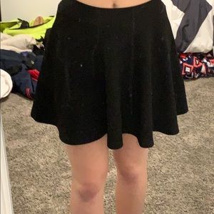 Black skater skirt